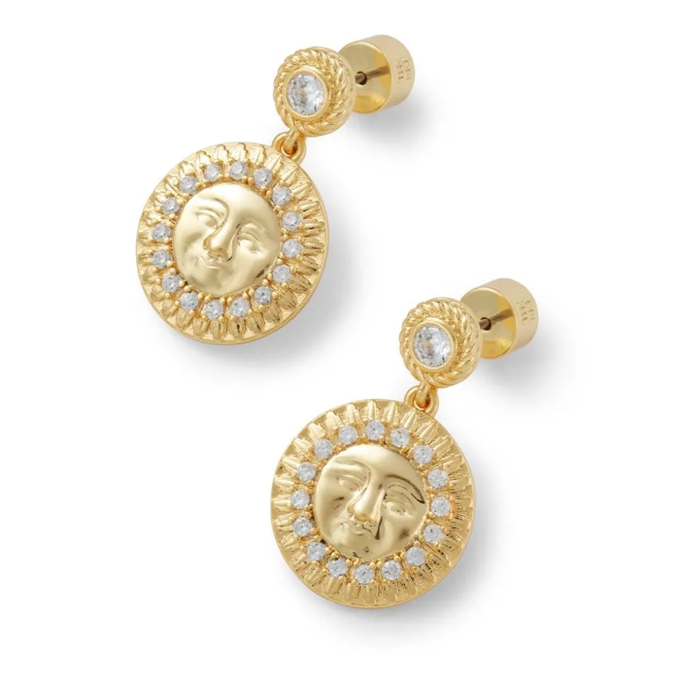Spanish Day and Night Sun Drop Earrings