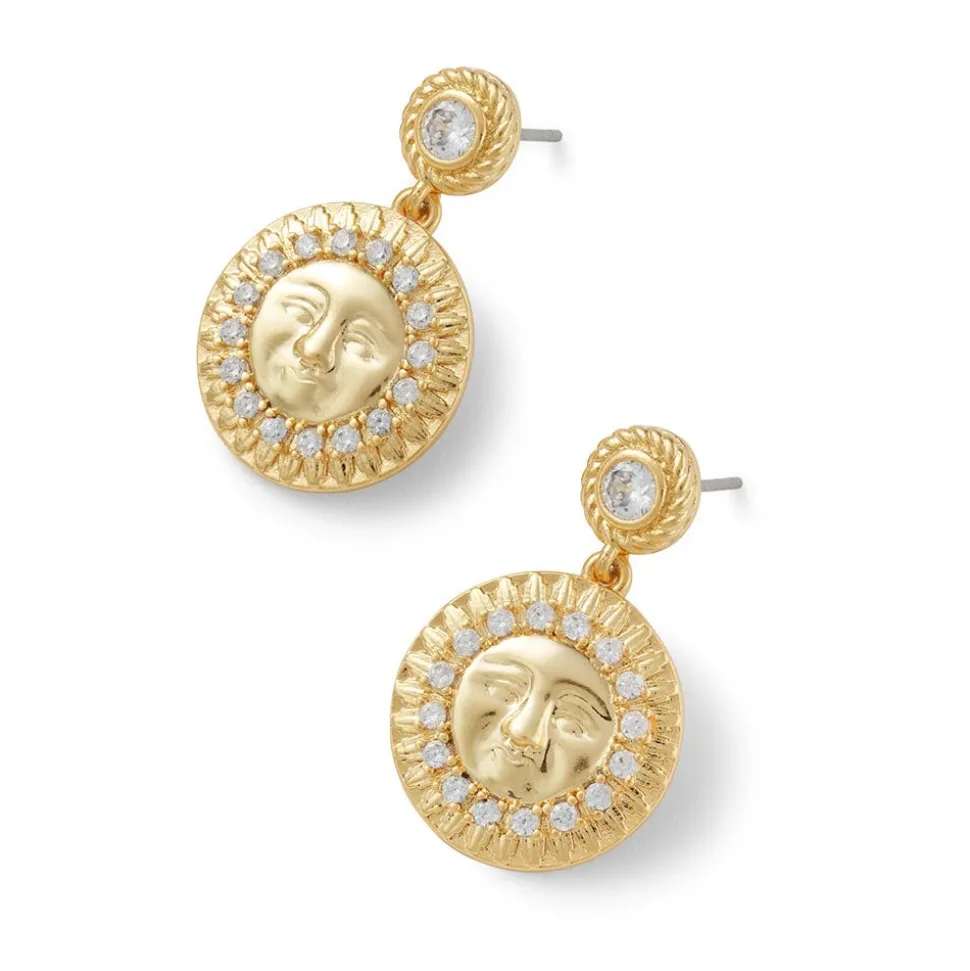 Spanish Day and Night Sun Drop Earrings