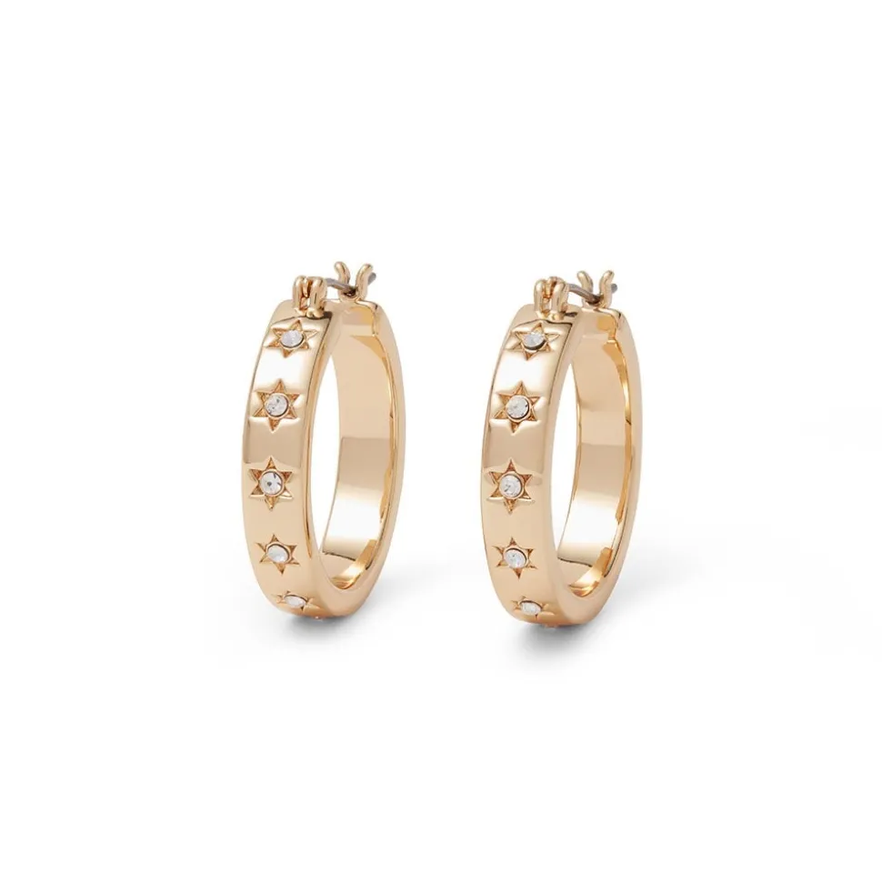 Star Hoop Earrings