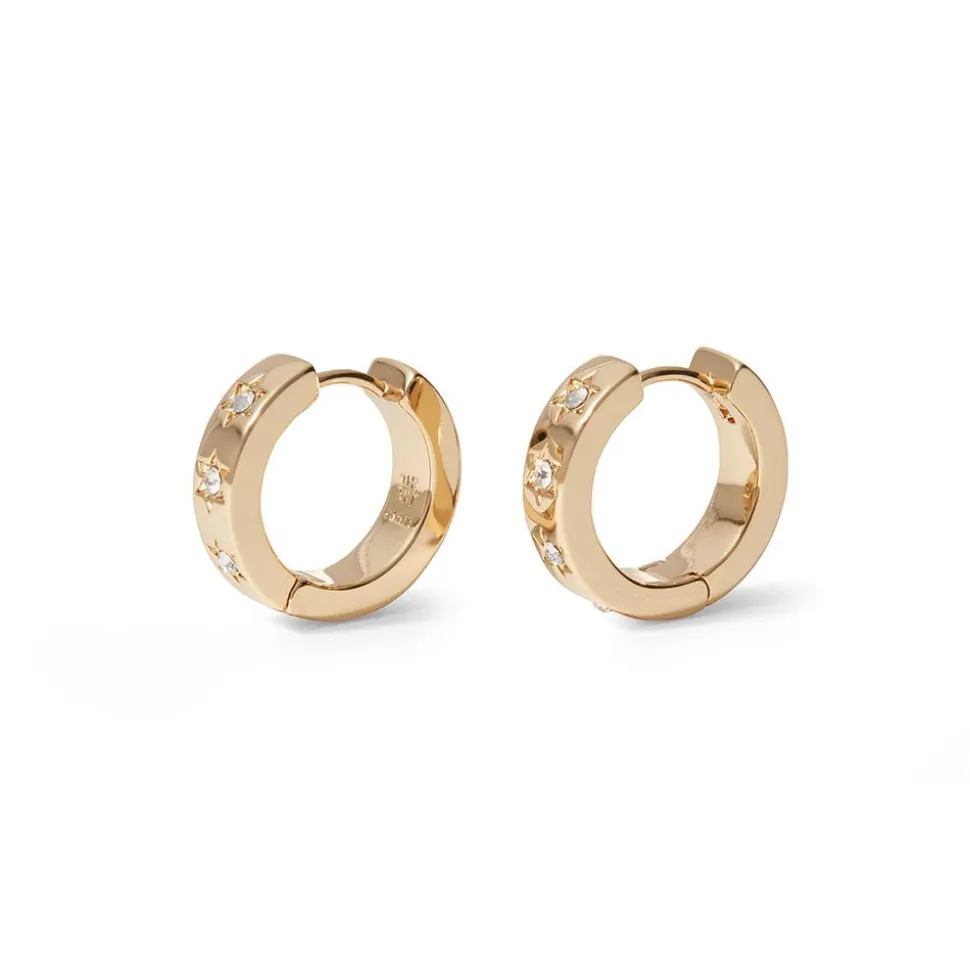 Star Huggie Earrings