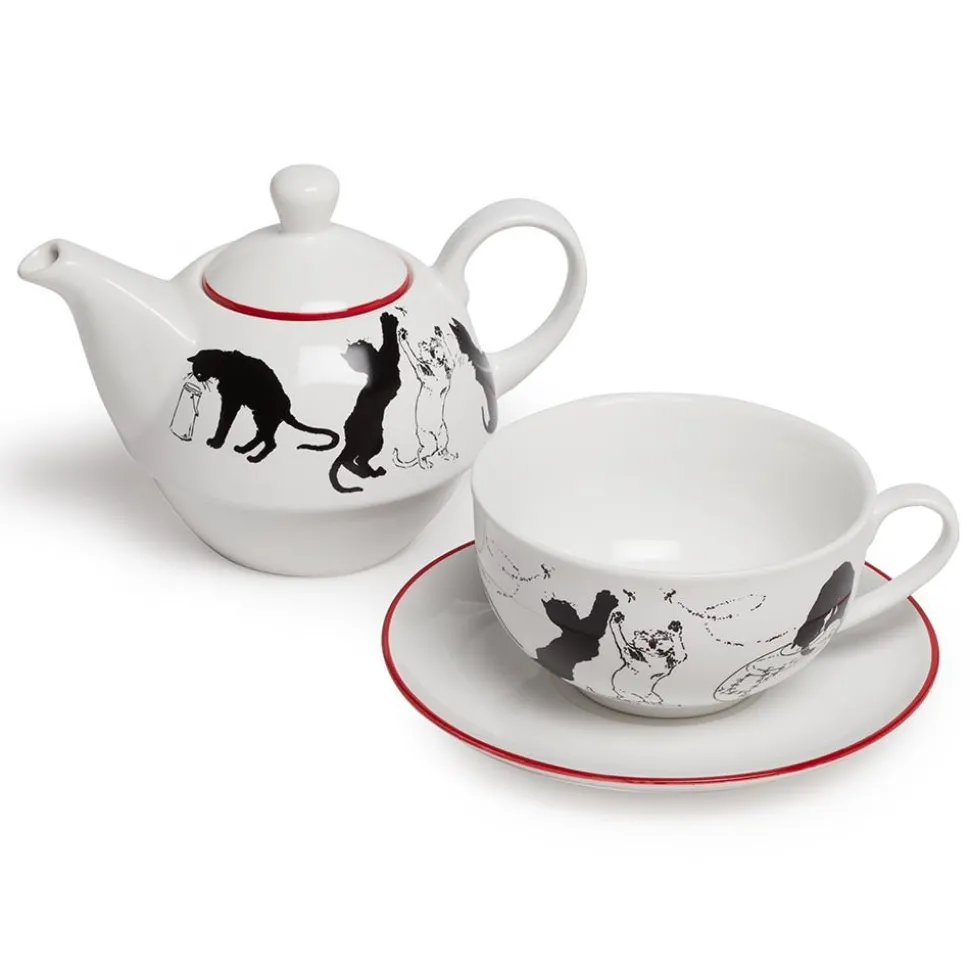 Steinlen Cats Tea-for-One Set