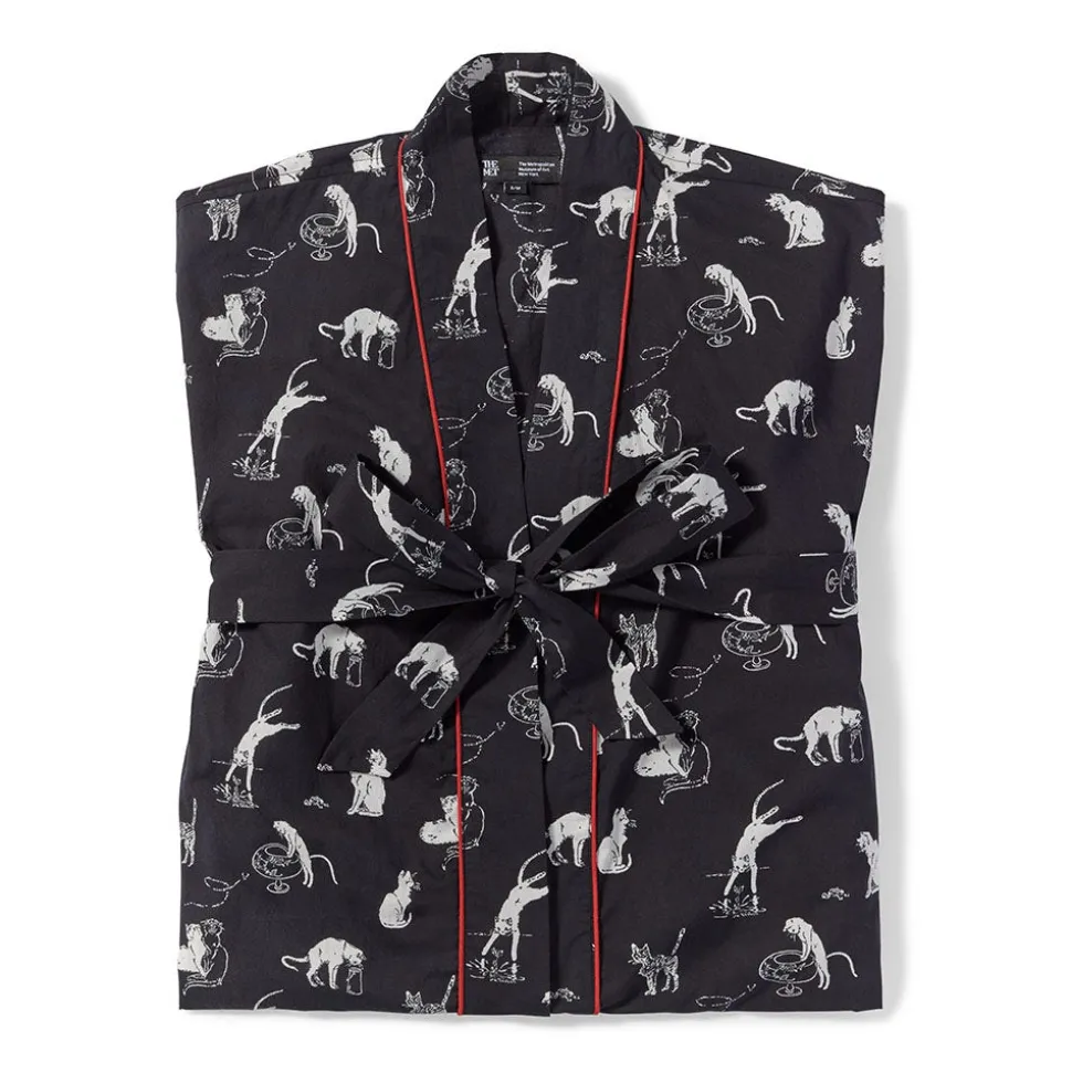 Steinlen Cats Unisex Cotton Robe