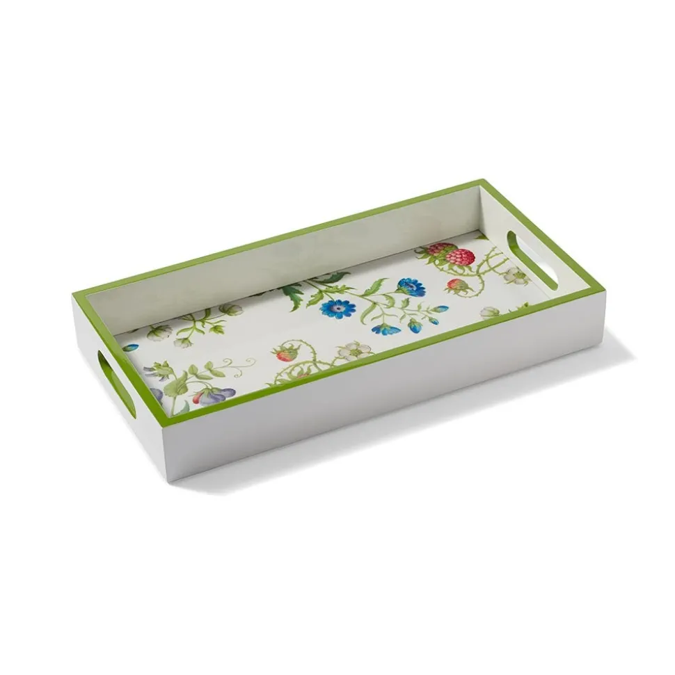 The Met Cloisters Garden Rectangular Lacquer Tray