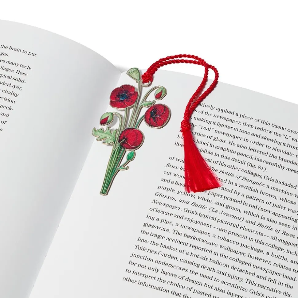 The Met Cloisters Garden Poppy Bookmark