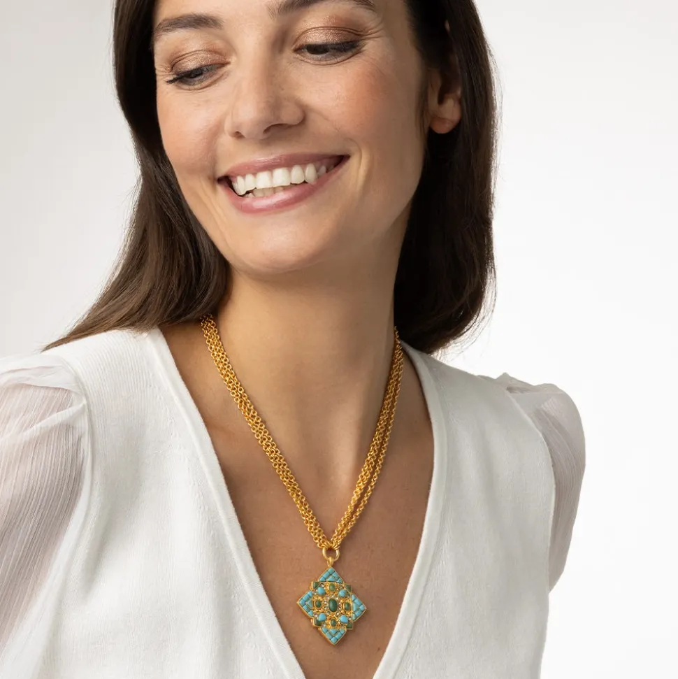 Tibetan Mandala Pendant Necklace