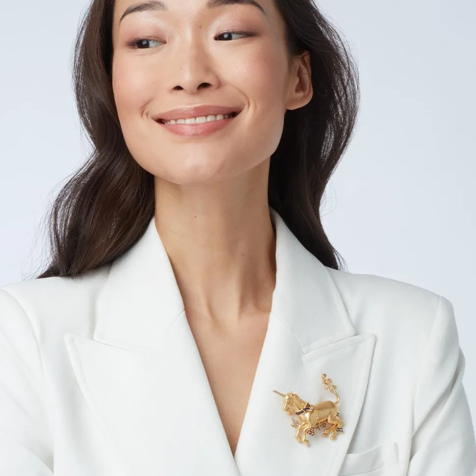 Unicorn Brooch