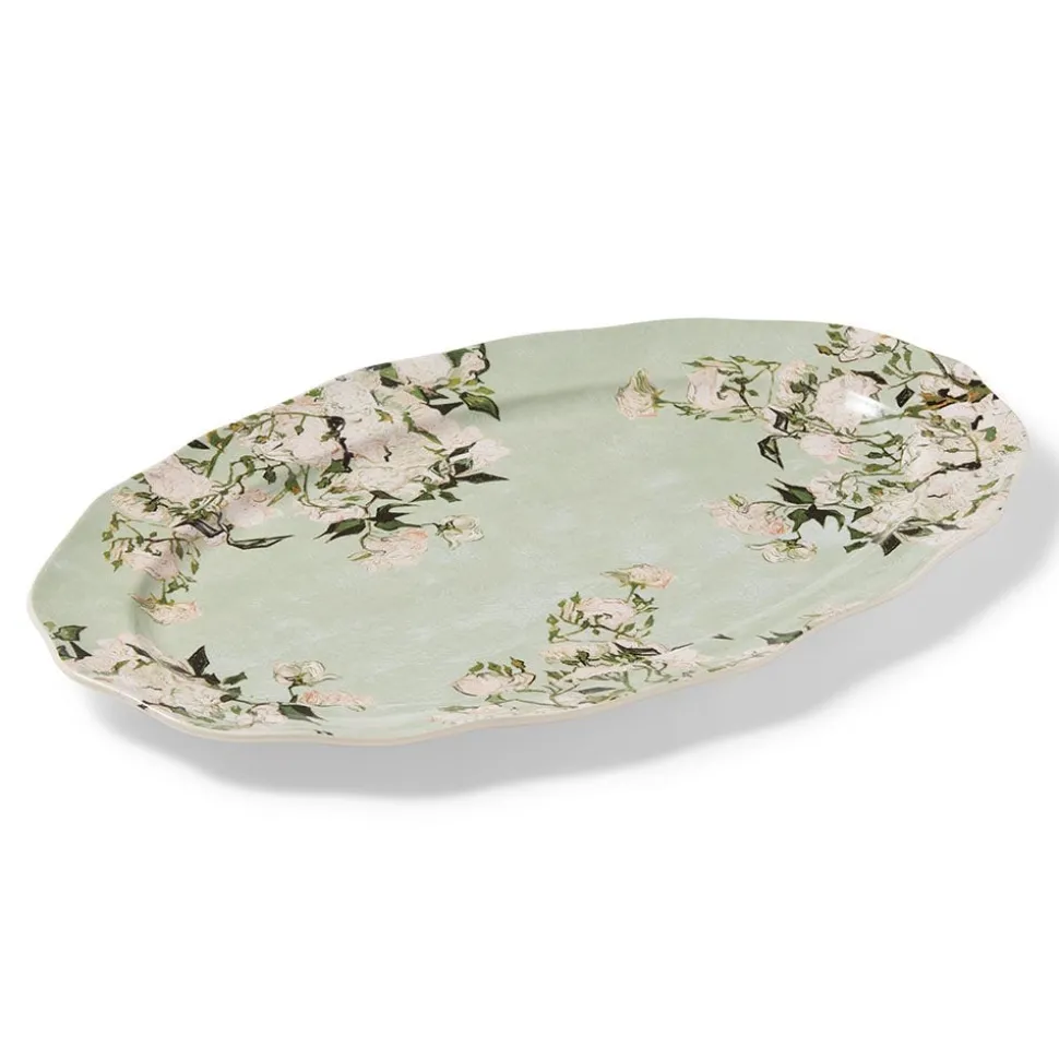Van Gogh Roses Platter
