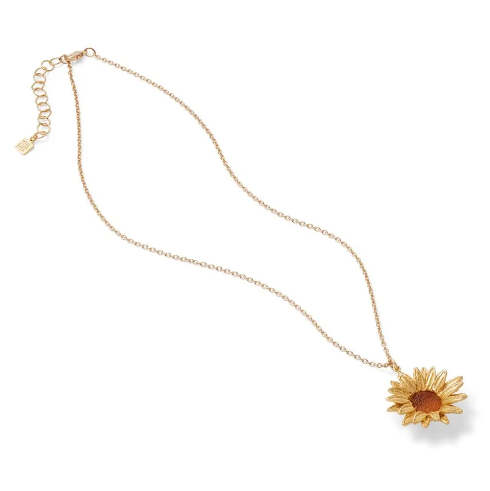 Van Gogh Sunflower Pendant Necklace