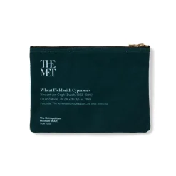 Van Gogh Wheat Field with Cypresses Zip Pouch