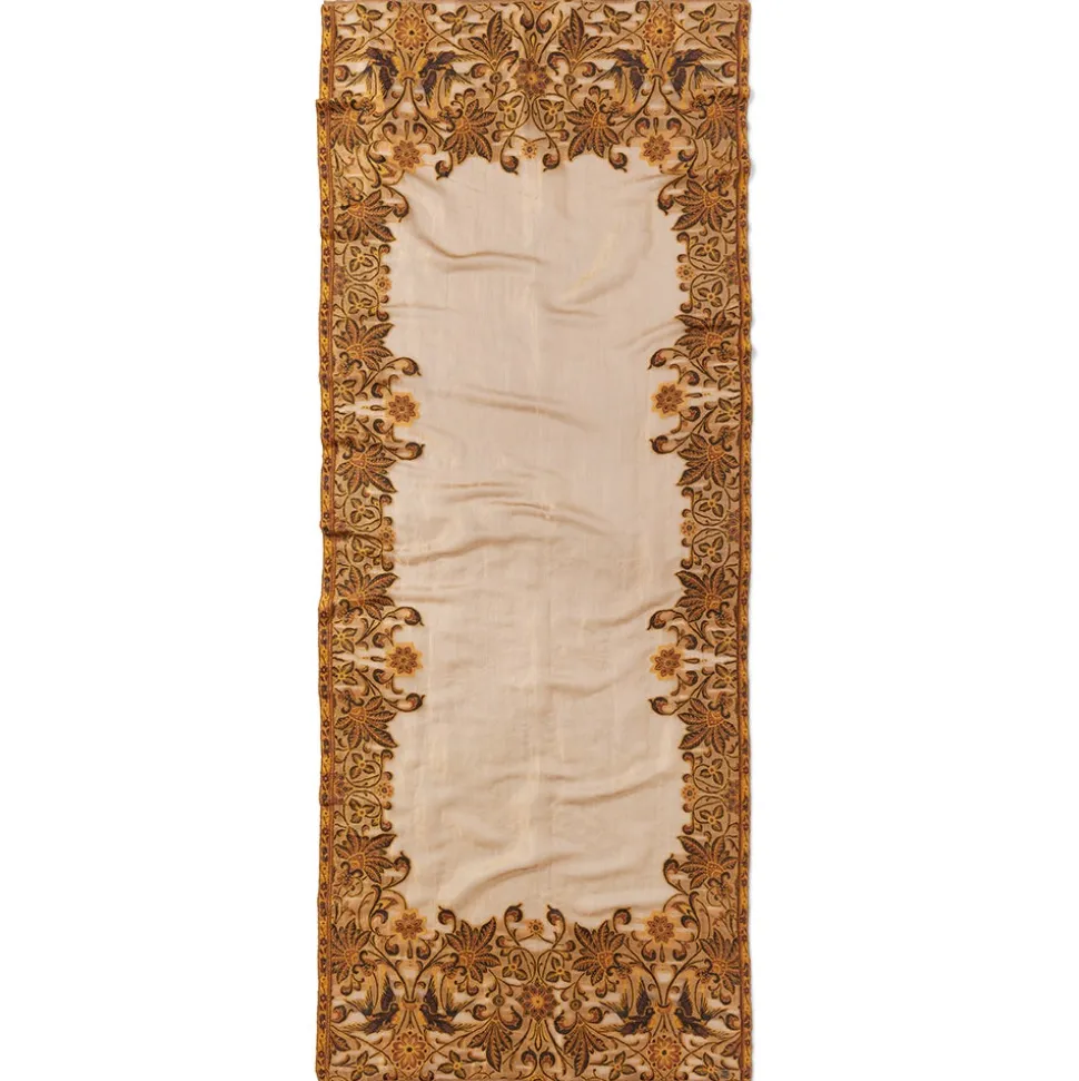 Victorian Foliate Jacquard Shawl