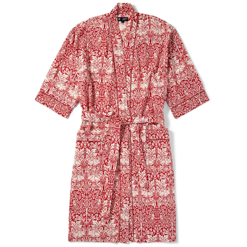 William Morris Brother Rabbit Unisex Cotton Robe