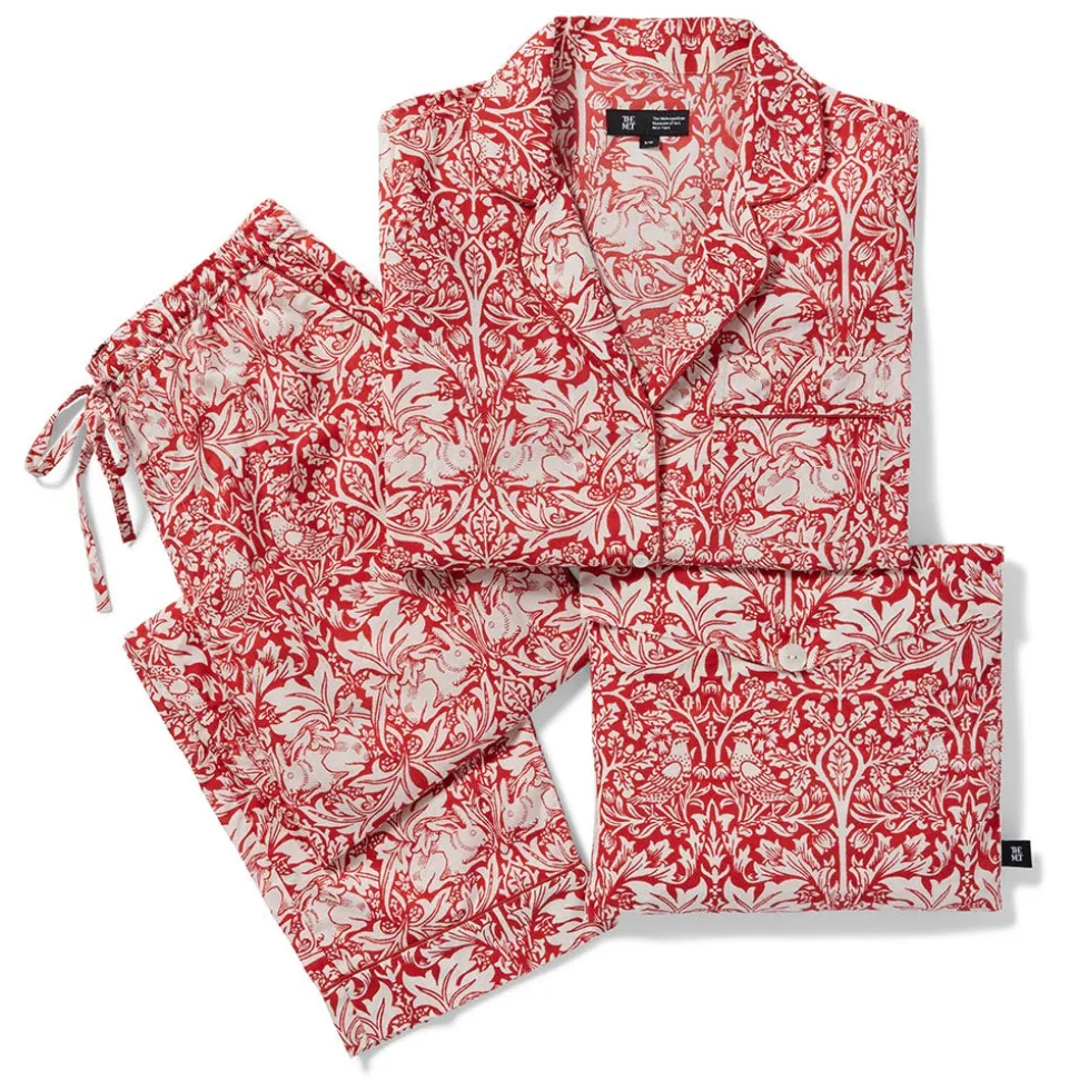 William Morris Brother Rabbit Women's Cotton Pajamas