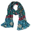 William Morris Mixed Patterns Oblong Silk Scarf