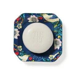 William Morris Strawberry Thief Scented Soap and Porcelain Dish Gift Set