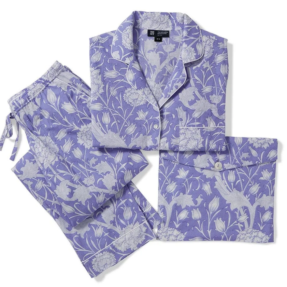 William Morris Wild Tulip Women's Cotton Pajamas