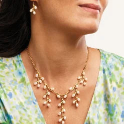 Willow Catkins Pearl Drop Earrings